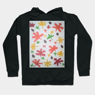 Autumn Leaves Pattern Hoodie